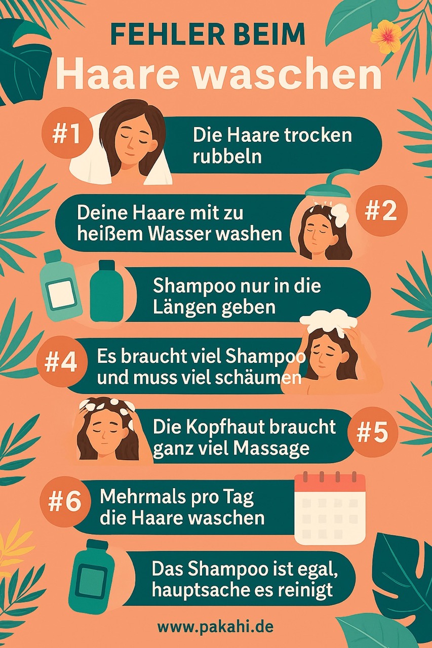 Haare waschen Fehler